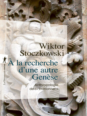 cover image of À la recherche d'une autre Genèse